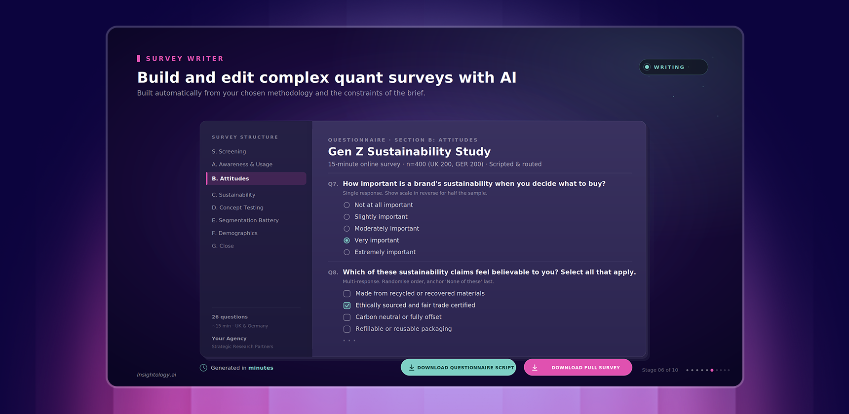 06 · Survey Builder